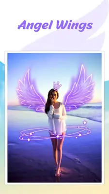 Angel Photo Editor android App screenshot 1